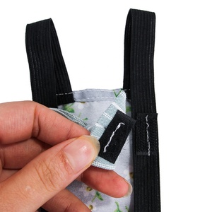 <span class=keywords><strong>Couche</strong></span> <span class=keywords><strong>lavable</strong></span> pour volaille (poulet, canard, oiseau, oie) avec nœud papillon et bande élastique, anti-éclaboussures - Product Image 4