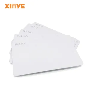 Free sample custom PET PVC rfid em4100 tk4100 4428 chip 125Khz blank access control contactless card