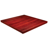 Plateaux de table stratifiés carrés en bois de résine personnalisés dessus de table solide en chêne hêtre vente en gros de meubles de maison de restaurant table à manger
