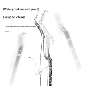 <span class=keywords><strong>Pince</strong></span> <span class=keywords><strong>à</strong></span> épiler pour faux cils en acier inoxydable de haute précision, outils professionnels de greffe, ensemble complet, plume dorée, débutant en pose de cils - Product Image 4