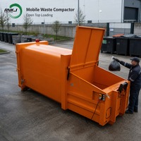 Compacteurs de déchets mobiles personnalisés RNKJ pour la collecte des ordures
