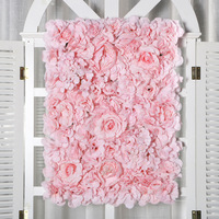 Panel Dinding Bunga Dahlia Sutra 3D Grosir 60x40cm, Latar Belakang Bunga Kepadatan Tinggi untuk Gapura Pernikahan, Panggung, dan Photo Booth