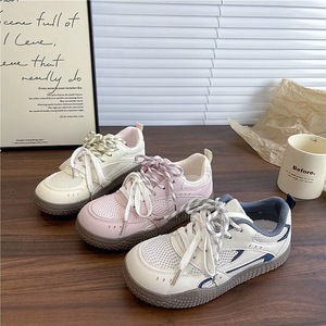 Chaussures en maille vintage de style coréen tendance et exclusives pour le printemps 2026, baskets polyvalentes et tendance à bout rond - Product Image 2