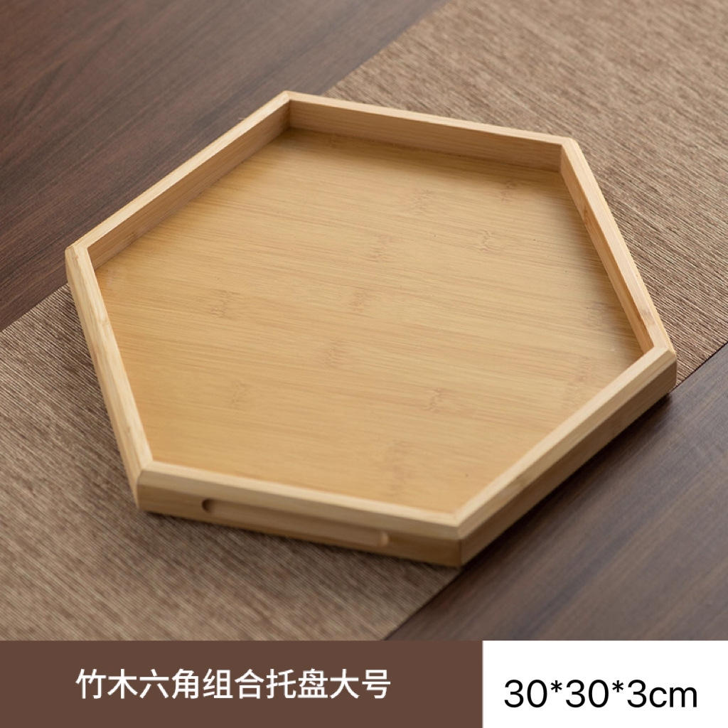 แผ่นหกเหลี่ยมแบน สีธรรมชาติ ขนาด 30*30*3