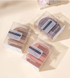 Salon facile à rincer sucer rapidement cheveux cuir chevelu masseur shampooing brosse doux peigne dents plié facile à utiliser exfoliant cuir chevelu masseur - Product Image 5