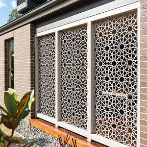 Systèmes de façade murale extérieure Matériel de décoration Panneaux en métal découpés au laser <span class=keywords><strong>Mashrabiya</strong></span> Panneaux sculptés - Product Image 2