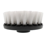 Haute qualité 5 pouces blanc brosses de nettoyage électriques détaillant brosse perceuse fixation tête de brosse pour le nettoyage domestique automobile