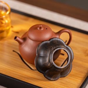 Ebony Petal Shaped <b>Tea</b> <b>Set</b> Irregular Form For Kung Fu <b>Tea</b> Ceremony Accessories Afternoon <b>Tea</b> Use - Product Image 3