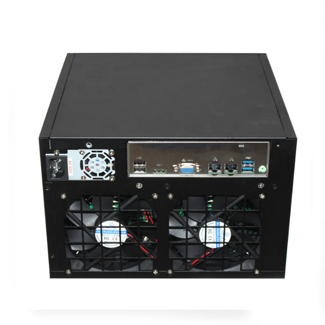 New Home Storage Hot-swap NAS Server Chassis IPFS 8 HDD Bays case Support Mini-itx Motherboard and GPU Card Cloud Computing