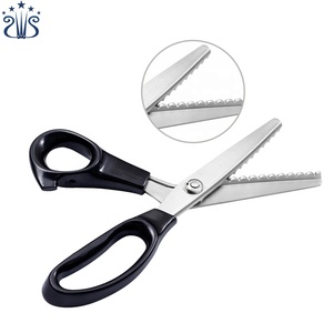 RTS Kéo <span class=keywords><strong>Zig</strong></span> <span class=keywords><strong>Zag</strong></span> Tròn Kéo May Mặc May Mặc Thủ Công Vải Tay Cầm Thoải Mái Bằng Thép Không Gỉ - Product Image 4