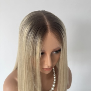 2025 prodotti più venduti russi <span class=keywords><strong>capelli</strong></span> umani Jewish parrucca singoli nodi <span class=keywords><strong>5.0</strong></span> evidenziare Stock salone di <span class=keywords><strong>colore</strong></span> per donne Kosher parrucca - Product Image 2