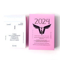 Calendario de Escritorio Desprendible con Citas Diarias para 365 Días, Caja de Regalo Motivacional con Frases de Filósofos, Impresión Personalizada en Varios Idiomas, OEM, Impresión al por Mayor