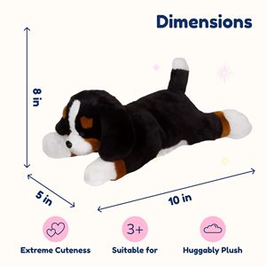 Peluches de Perro - Mamá Bernés con 4 Cachorros en su Barriga, Peluche Súper Suave y Abrazable, Lavable, Imaginativo, para Niños - Product Image 3