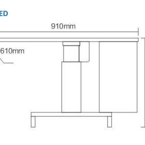 <b>C</b>-220B High Quality Optometry Equipment Optical Motorized <b>Table</b> Adjustable <b>Table</b> for Hospital - Product Image 2