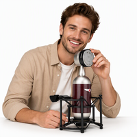 Microphone portable professionnel BAIFEILI MAX avec suspension antichoc en métal, électret à électrode arrière, 48V, pour enregistrement studio, cardioïde