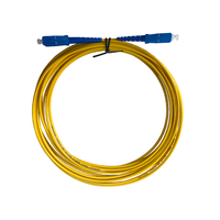 Cordon de raccordement fibre optique double cœur SC F660 FTTH pour équipement de fibre optique