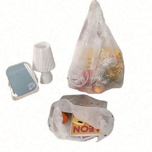 Sac de shopping personnalisé en organza léger et luxueux, durable, avec dentelle, pour femmes, idéal pour la promotion florale - Product Image 3