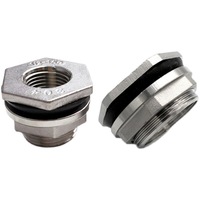 Accessoires d'interface de sortie d'entrée de vidange de tour 304 fil interne en acier inoxydable adaptateur de joint de réservoir d'eau connecteur de cloison