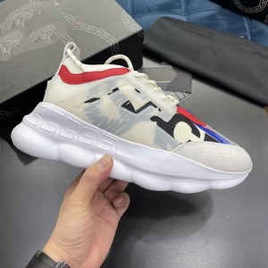 Custom Logo Men's Casual Sports Shoes Retro Patterns Breathable Anti-Slip Summer Lightweight Walking Sneakers Wholesale - Product Image 1