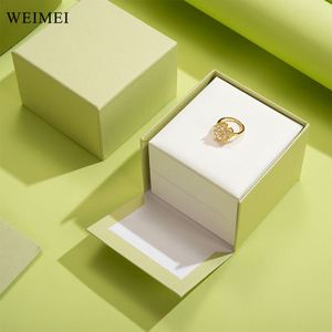 Luxury Custom Logo Jewelry Gift Box with Paper Bag for <b>Ring</b> Earring Necklace Bracelet Packaging Set - Product Image 5