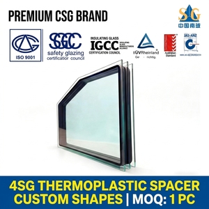 Vitrage triple CSG Original Triple Argent 6mm 12Ar 6mm 12Ar 6mm, unité de vitrage <span class=keywords><strong>isolant</strong></span> pour fenêtre de villa au Koweït - Product Image 1
