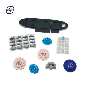 Botões de borracha de silicone para produtos personalizados, botões de borracha para embalagem de borracha