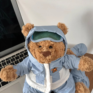 Jelly Cat UK - Oso de Peluche para Esquiar, Muñeco de Peluche Suave, 26 cm, Unisex, Regalo de Cumpleaños de Invierno para Mayores de 14 Años - Product Image 5