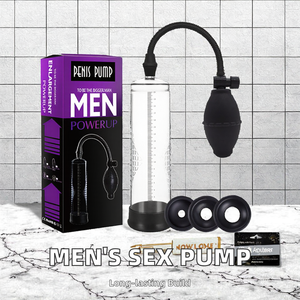 Bomba de vacío de plástico para pene para hombres adultos, juguete sexual, entrenador de duración, masturbador con extensor para sex shops - Product Image 2