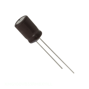 Condensateur RADIAL TH KMG100VB33RM8X11LL 33 uF CAP ALUM 33UF 20% 100V à trou traversant pour canal fabricant - Product Image 1