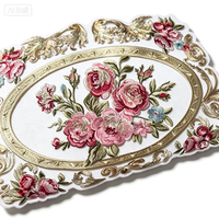 Tissu de canapé en velours tissé polyester/métallique, respirant, de luxe, à motifs floraux, personnalisé en usine, pour la décoration intérieure