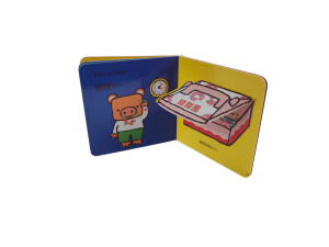 Service d'impression professionnel de livres 3D pop-up pour enfants, imprimante de livres cartonnés utilisant du papier cartonné pour <span class=keywords><strong>la</strong></span> <span class=keywords><strong>littérature</strong></span> infantile - Product Image 3