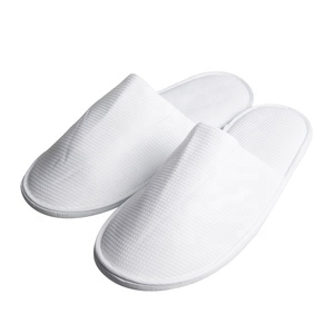 Commercio all'ingrosso Su Ordinazione A Buon Mercato Bianco Cialda <span class=keywords><strong>Spa</strong></span> Usa E Getta Pantofole Hotel - Product Image 1