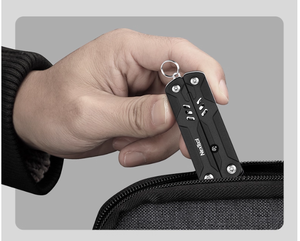 Mini-outil multifonction NexTool 9 en 1, porte-clés multifonction avec pince <span class=keywords><strong>à</strong></span> bec effilé, <span class=keywords><strong>ciseaux</strong></span>, extracteur <span class=keywords><strong>de</strong></span> carte SIM et tournevis, outils <span class=keywords><strong>de</strong></span> jardinage - Product Image 2