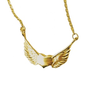 JIACHEN personalizado de moda romántica delicada flecha corazón PVD 18K oro colgante cadena Collar para niñas - Product Image 3