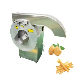 Découpeuse commerciale de trancheuse de frites de coupeur de pomme de terre d'acier inoxydable pour des bandes de patate douce