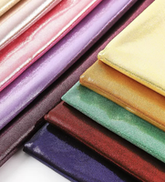 Tissu imperméable en spandex/polyester à effet métallique, imprimé à pois décoratifs pour scène, motif points d'empreintes digitales