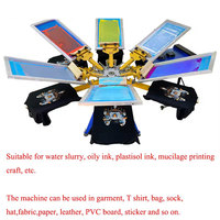 Machine de sérigraphie réglable pour sacs T-shirts personnalisés emballage pratique de sacs à vêtements sérigraphie
