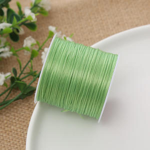 Buatan tangan DIY tali elastis simpul garis rambut manik-manik kristal datar benang kristal datar gelang manik-manik pencari Perhiasan & Komponen - Product Image 6