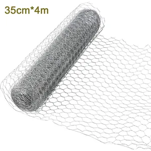 Cage à volailles de 1 <span class=keywords><strong>m</strong></span> x 50 <span class=keywords><strong>m</strong></span> pour poulets, canards, oies, avec filet hexagonal en acier de 1/4 pouce, <span class=keywords><strong>30</strong></span> <span class=keywords><strong>m</strong></span> de long et 3/4/6 pieds de haut - Product Image 2