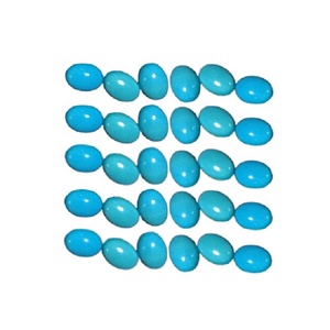 प्राकृतिक अतिरिक्त ठीक स्लीपिंग ब्यूटी मरकत ओवल Cabochon - Product Image 1