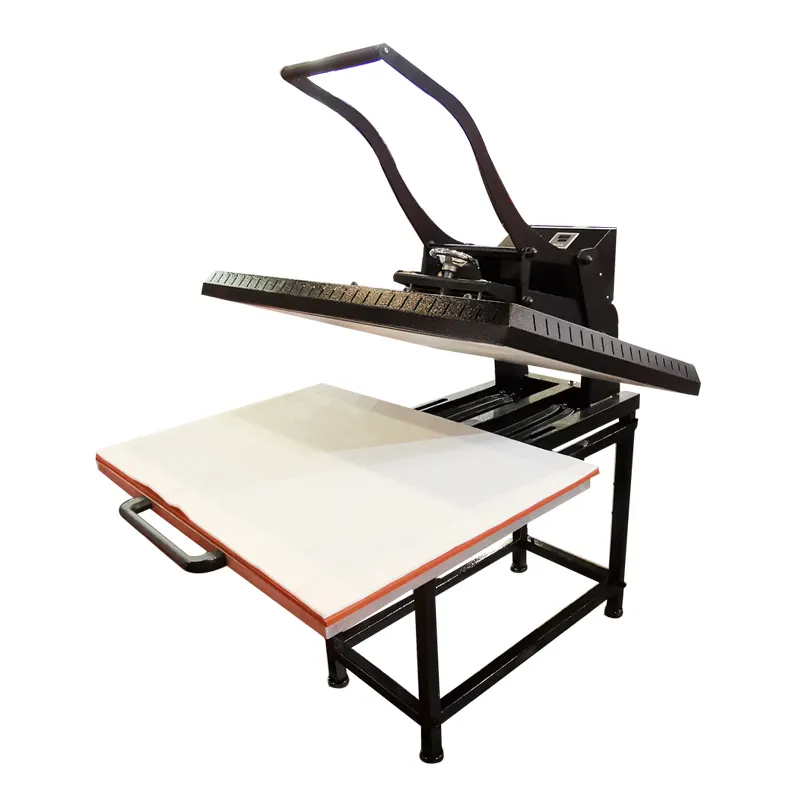 उच्च बनाने की क्रिया लेबल प्रिंटर 80x100 बड़े प्रारूप गर्मी प्रेस मशीन