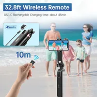 Ulanzi MA09 1.8m Selfie Stick Portable Trépied Télécommande Panoramique Ball Head Holder pour 16 15 14 13 Pro Max Android Pliable