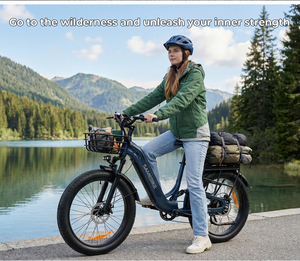 Vélo électrique de montagne SAMEBIKE 2026 neuf, pneus larges 4.0, acier haute teneur en carbone, 8 vitesses, disponible en dropshipping. - Product Image 6