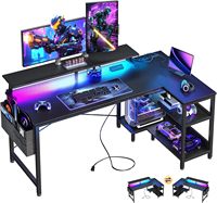 Bureau de jeu réglable en hauteur à commande électrique, directement de l'usine, avec plateau en fibre de carbone et mémoire de position, poste de travail assis-debout