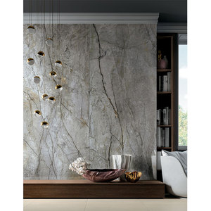 Pierre frittée 1200*2700*6mm Gris <span class=keywords><strong>Florence</strong></span> Brillant pour Villas, Grands Appartements et Bureaux – Antidérapante et Résistante à l'Usure - Product Image 3
