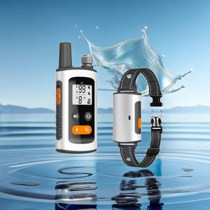 कुत्ते ट्रेनर 800 मीटर रेंज दो कुत्तों के लिए एक साथ प्रशिक्षण योग्य कंपन बिजली झटका रिचार्जेबल छाल नियंत्रण - Product Image 6