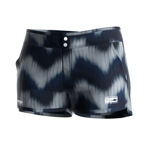 Short de plage pour fille à protection UV élevée, coupe évasée, fente latérale, fermeture à 2 boutons, séchage rapide, pour la pêche et le quotidien - Product Image 1