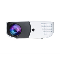 Altavoces y Proyector LED P1 Blancos de Alta Calidad para Cine en Casa, para Juegos en Interiores y Luces Navideñas - Regalo de Año Nuevo