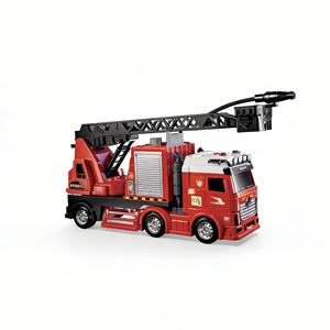<span class=keywords><strong>Camion</strong></span> de pompiers télescopique simulé pour enfants |   Lumières et sons de pulvérisation d'eau ABS, articulations mobiles à inertie |   Cadeaux pour garçons - Product Image 2