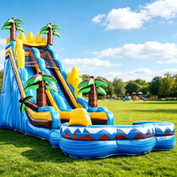 Parc aquatique gonflable, manège, château gonflable, toboggan, piscine, extérieur, CE EN71, prix d'usine commercial